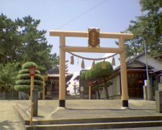 西戸崎神社の正面貌