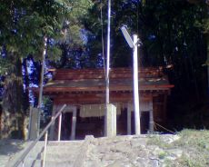 谷日吉神社の拝殿