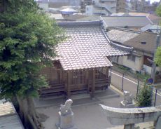 雑餉隈恵比須神社の拝殿