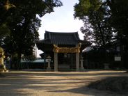 山田宝満神社の拝殿