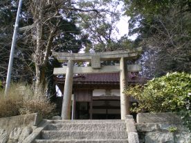 乙子神社の鳥居